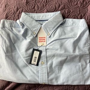 NWT Cremieux button down Oxford short sleeve dress shirt Size XLT